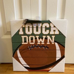 ☘️NWT Canvas Football Touch Down Print☘️